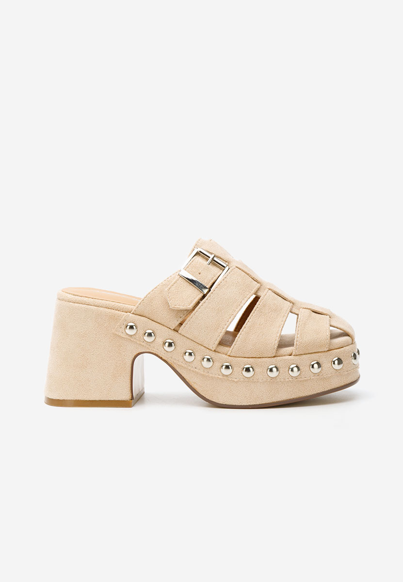 Чехли на ток Rosamaria бежов