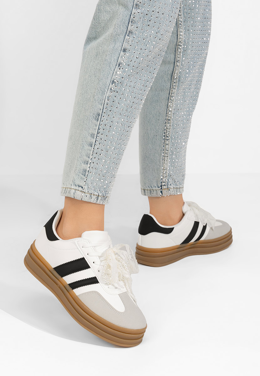 Дамски сникърси Roxanne бели