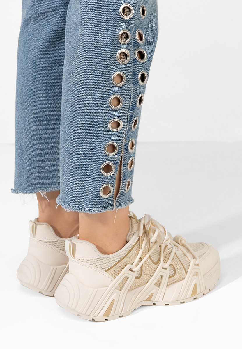 Дамски сникърси Tashina бежов