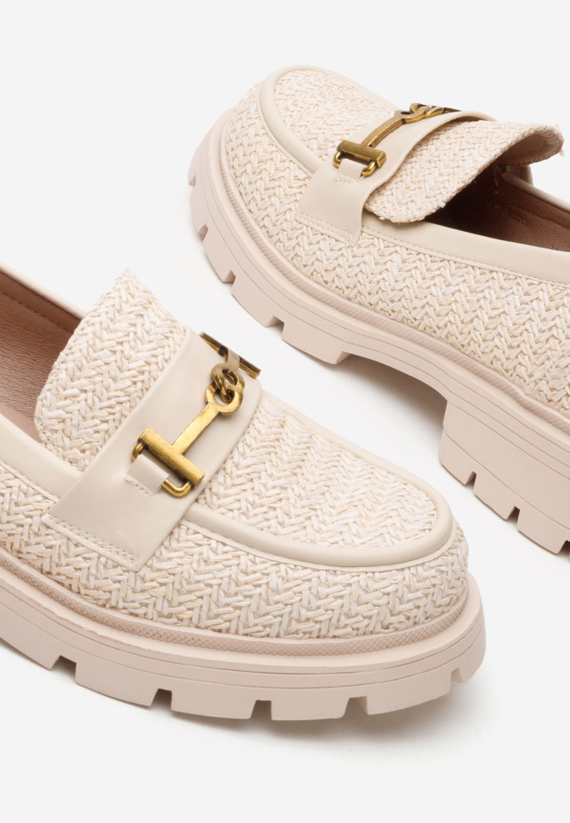 Дамски мокасини Latrice бежов