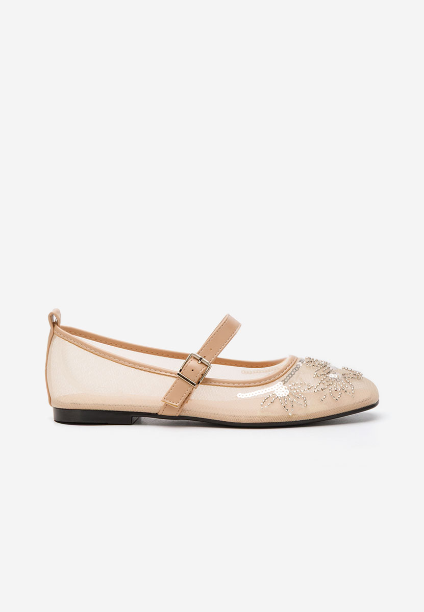 Дамски балерини Theressa бежов