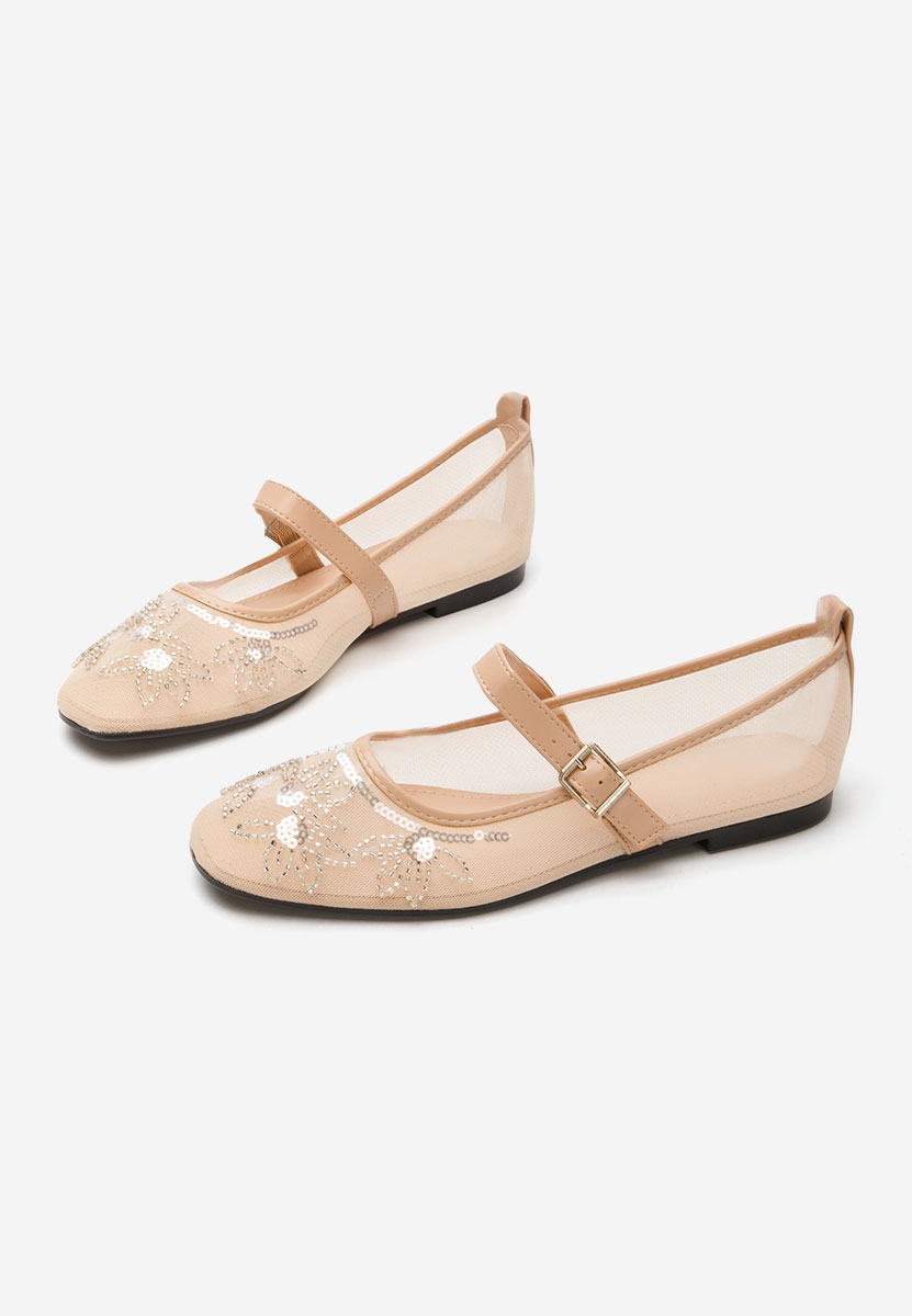 Дамски балерини Theressa бежов