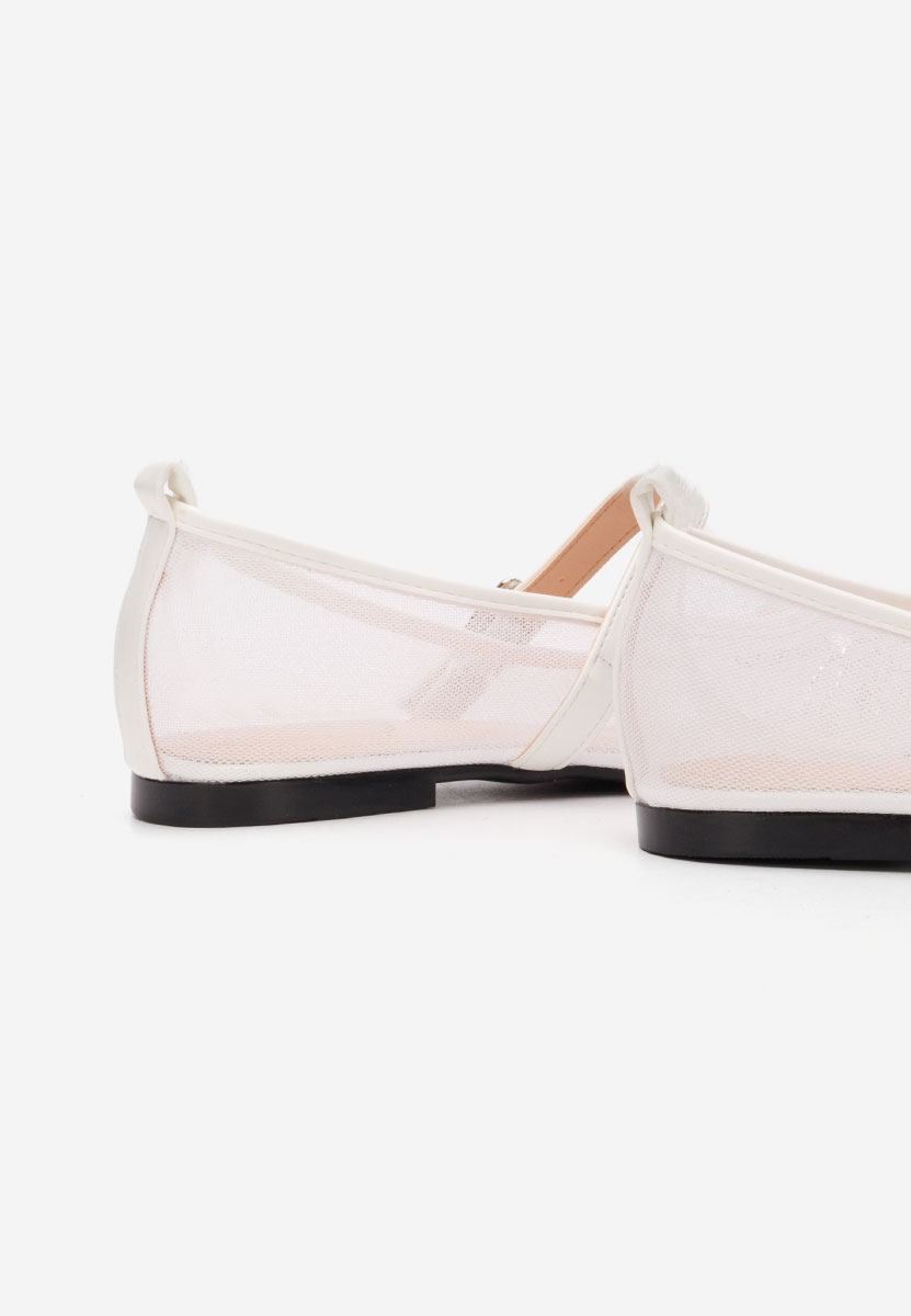 Дамски балерини Theressa бели