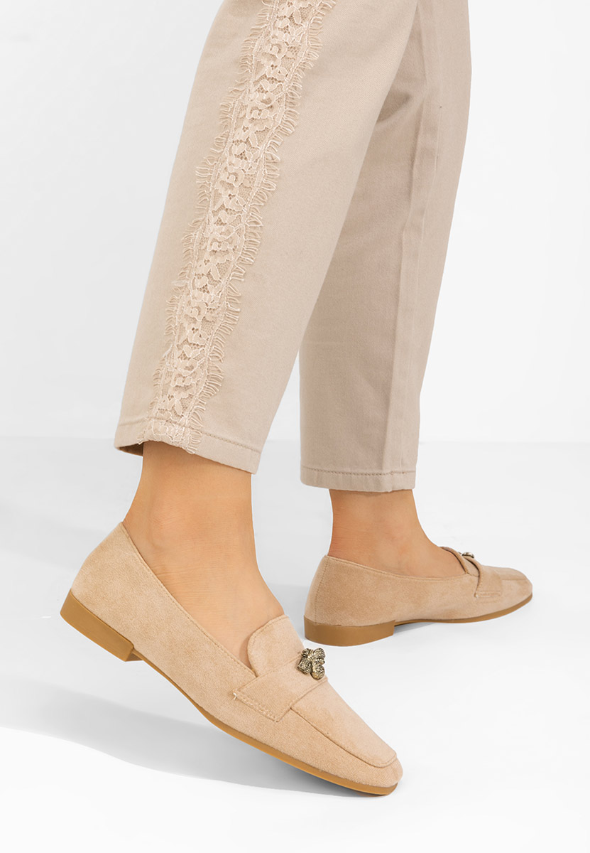 Дамски мокасини Natasia каки