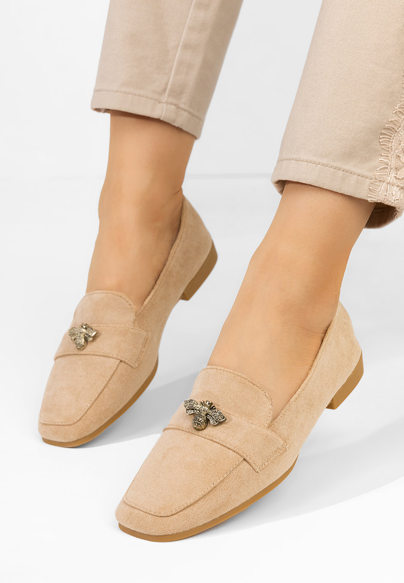 Дамски мокасини Natasia каки