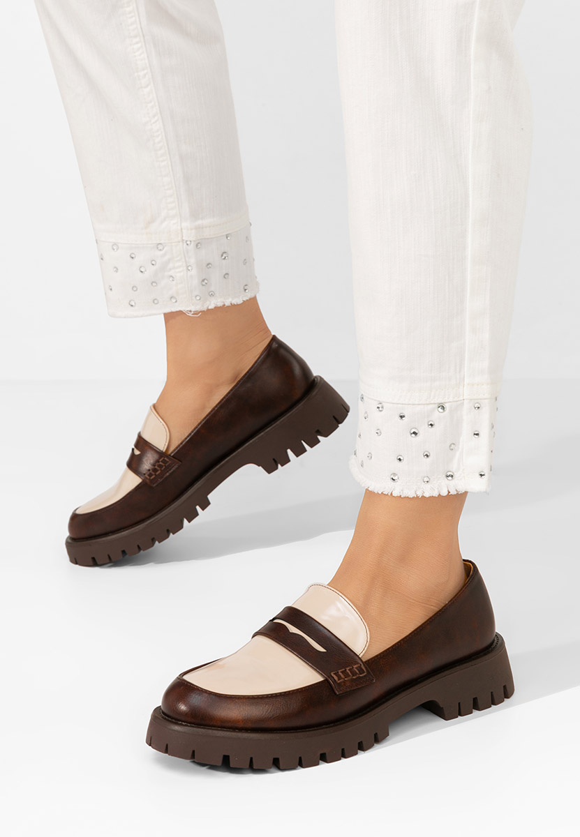 Дамски мокасини Josefa кафяв