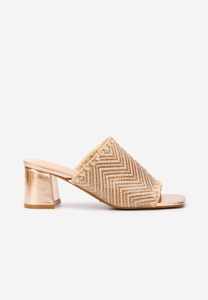 Чехли на ток Yngrid шампанско