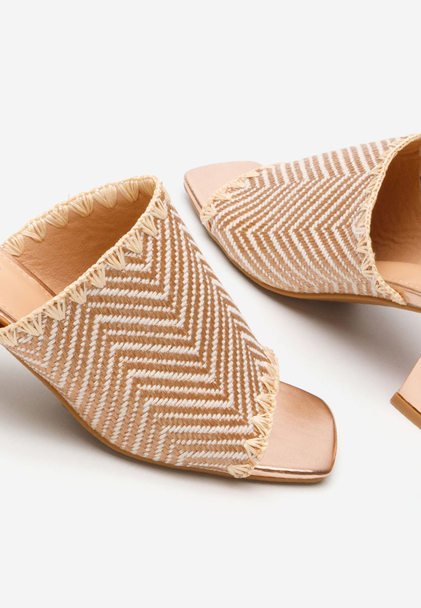 Чехли на ток Yngrid шампанско