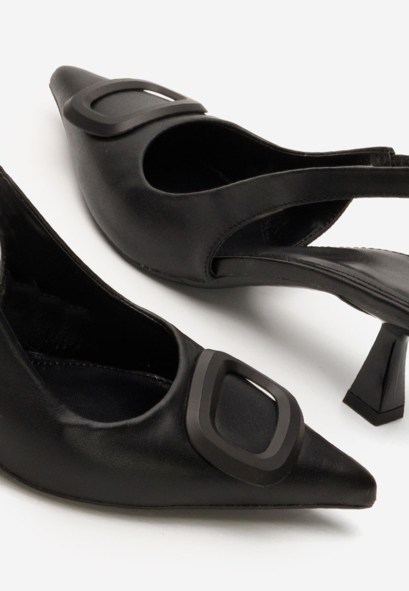 Обувки на ток Lyndsey черни