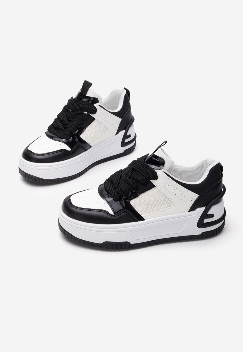 Cникърси на платформа Jenyffer бели