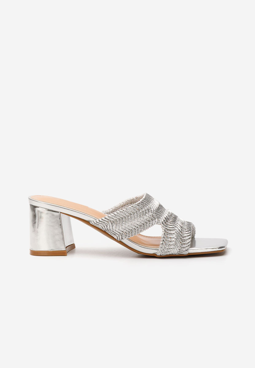 Чехли на ток Nely сив