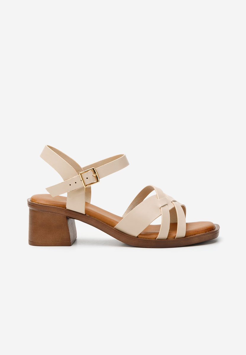 Сандали на ток Lolytta бежов