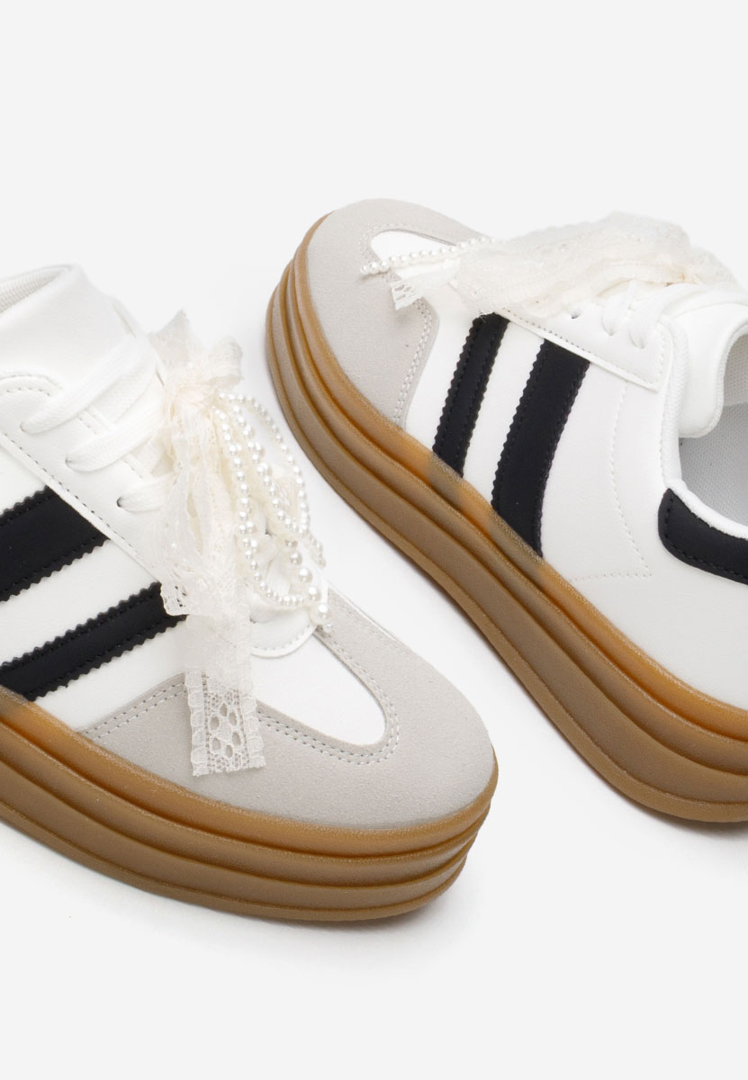 Дамски сникърси Roxanne бели