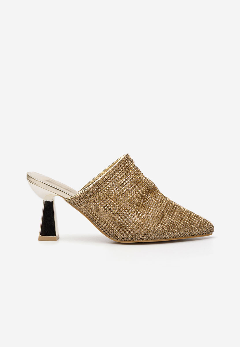 Дамски чехли Vanelsa златен