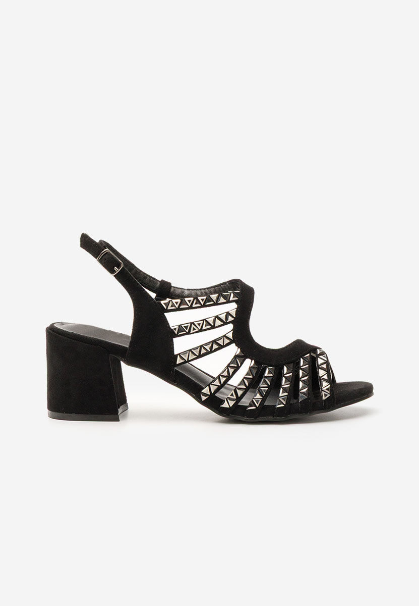 Сандали на ток Margarita черен