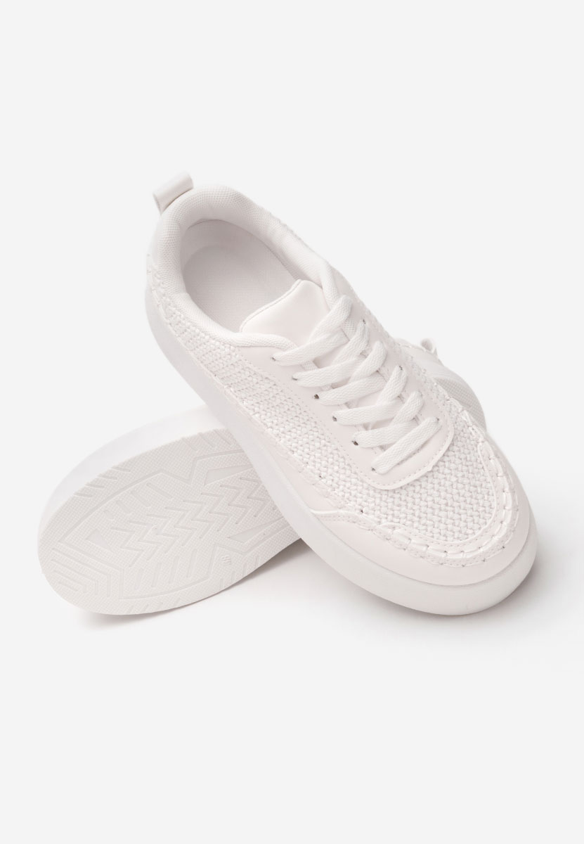 Cникърси на платформа Cecila бели