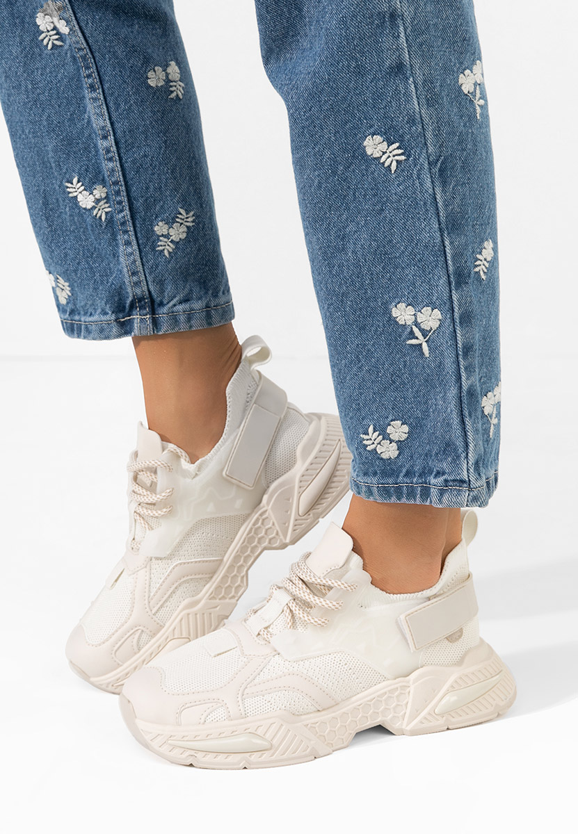 Дамски сникърси Roxann бежов Дамски сникърси Roxann бежов