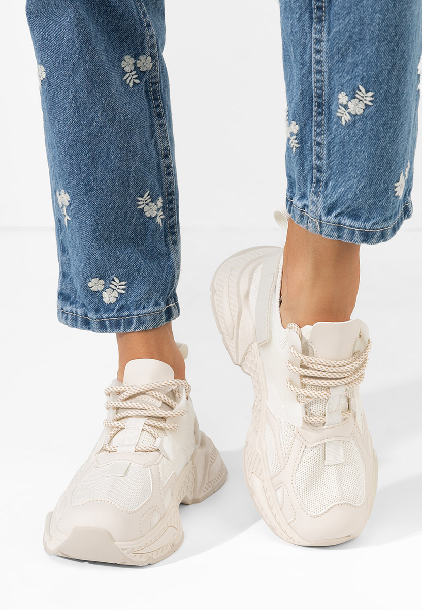 Дамски сникърси Roxann бежов Дамски сникърси Roxann бежов