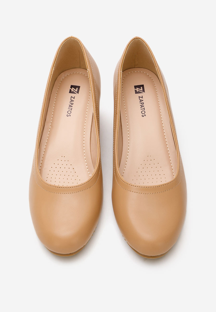 Oбувки с дебел ток Zinia каки