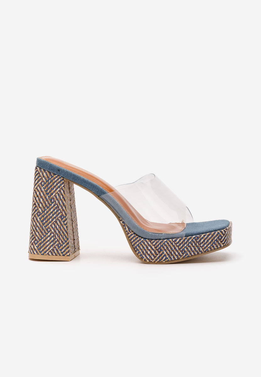 Чехли на ток Berniece деним