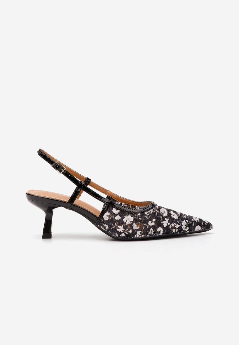 Обувки на ток Adelicya черни