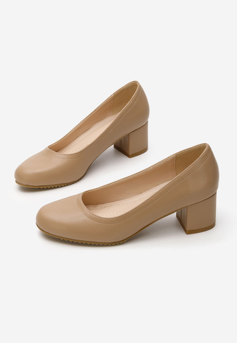 Обувки на ток Zinia каки