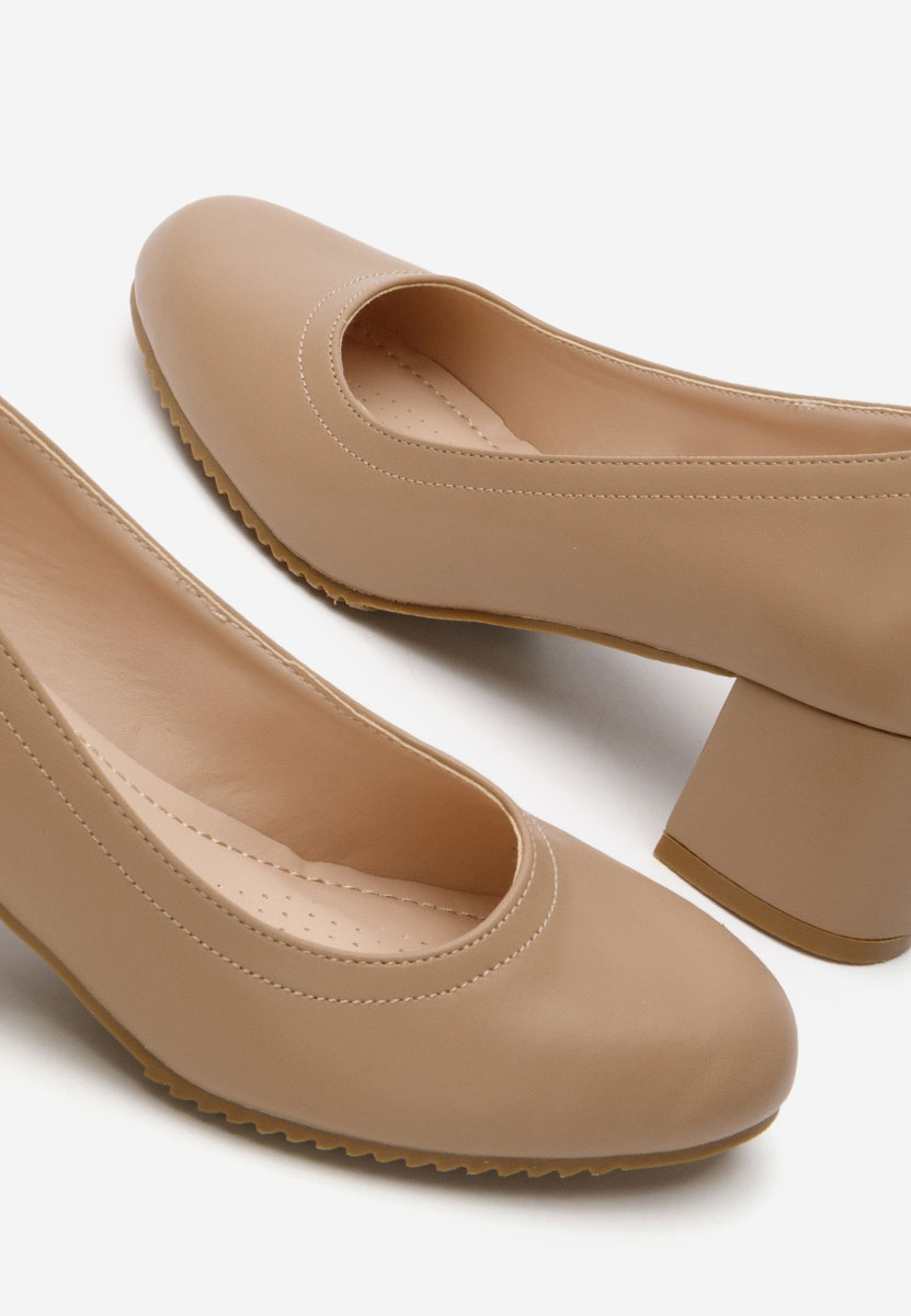 Обувки на ток Zinia каки