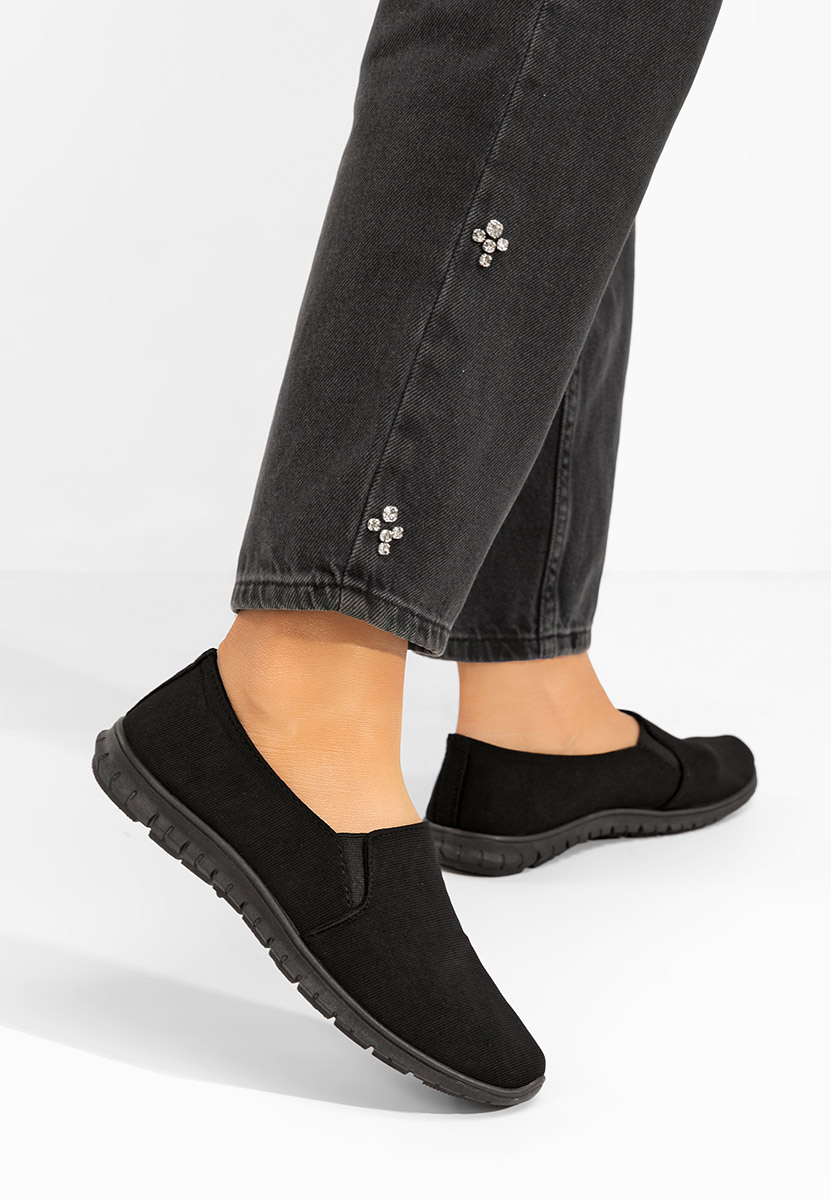 Кецове Slip-On Gretia черни