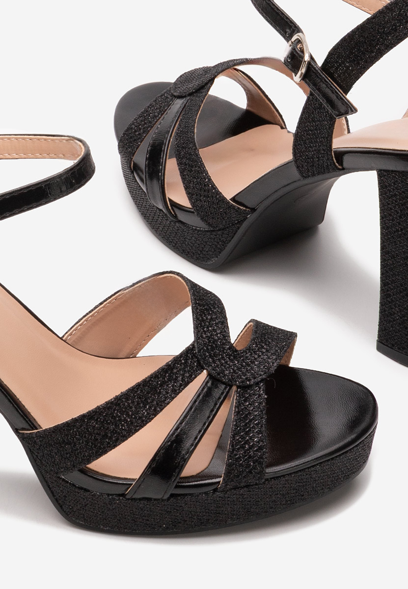 Елегантни сандали Ninia черен