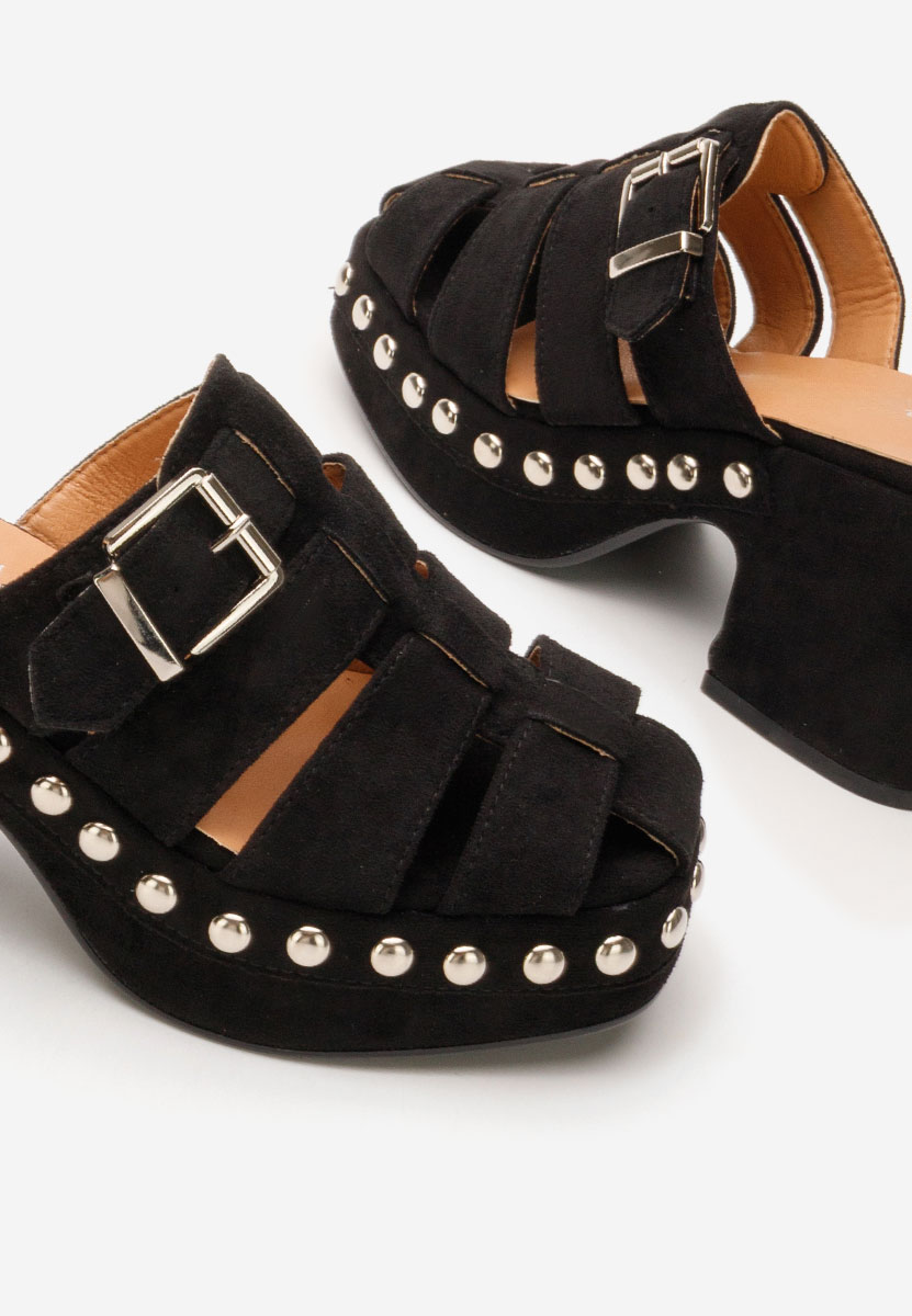 Чехли на ток Rosamaria черни