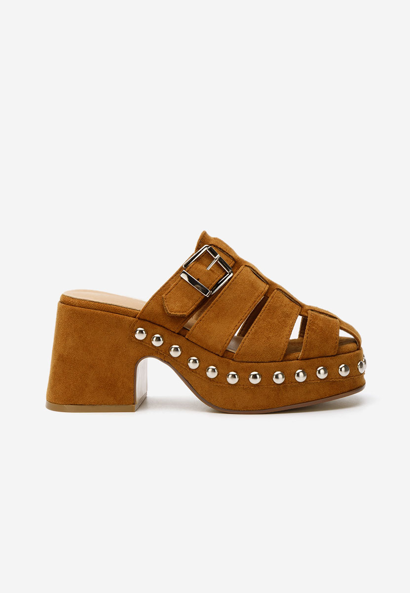 Чехли на ток Rosamaria камел