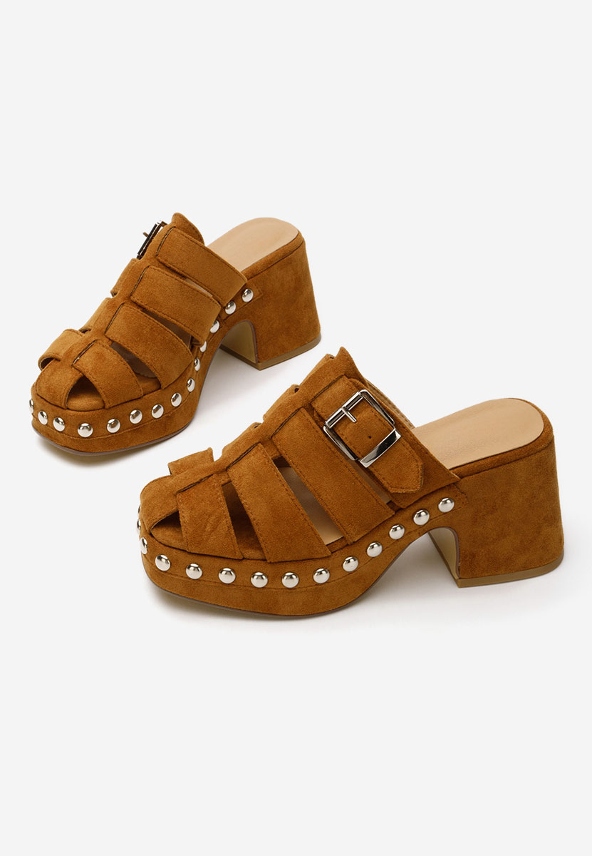 Чехли на ток Rosamaria камел