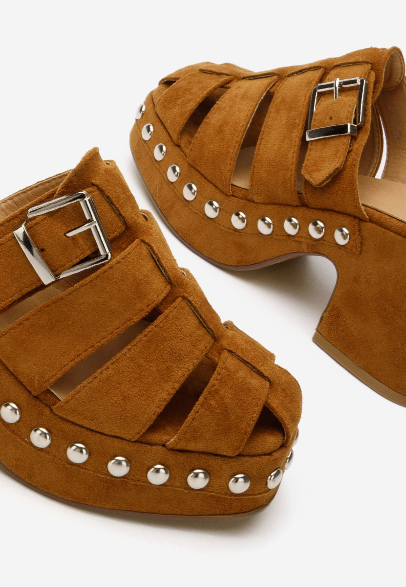 Чехли на ток Rosamaria камел