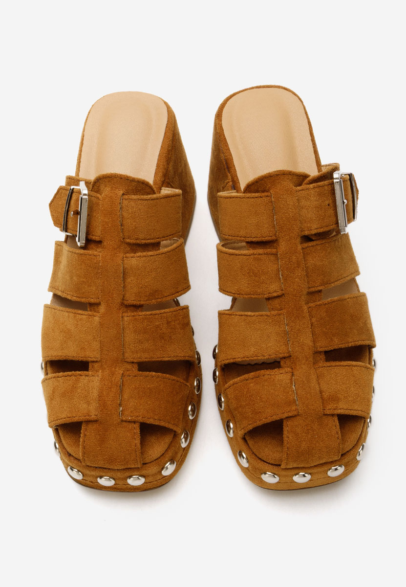 Чехли на ток Rosamaria камел