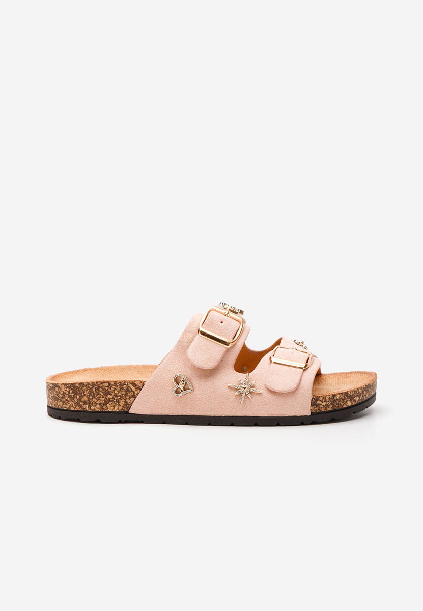 Дамски чехли Moonie розов