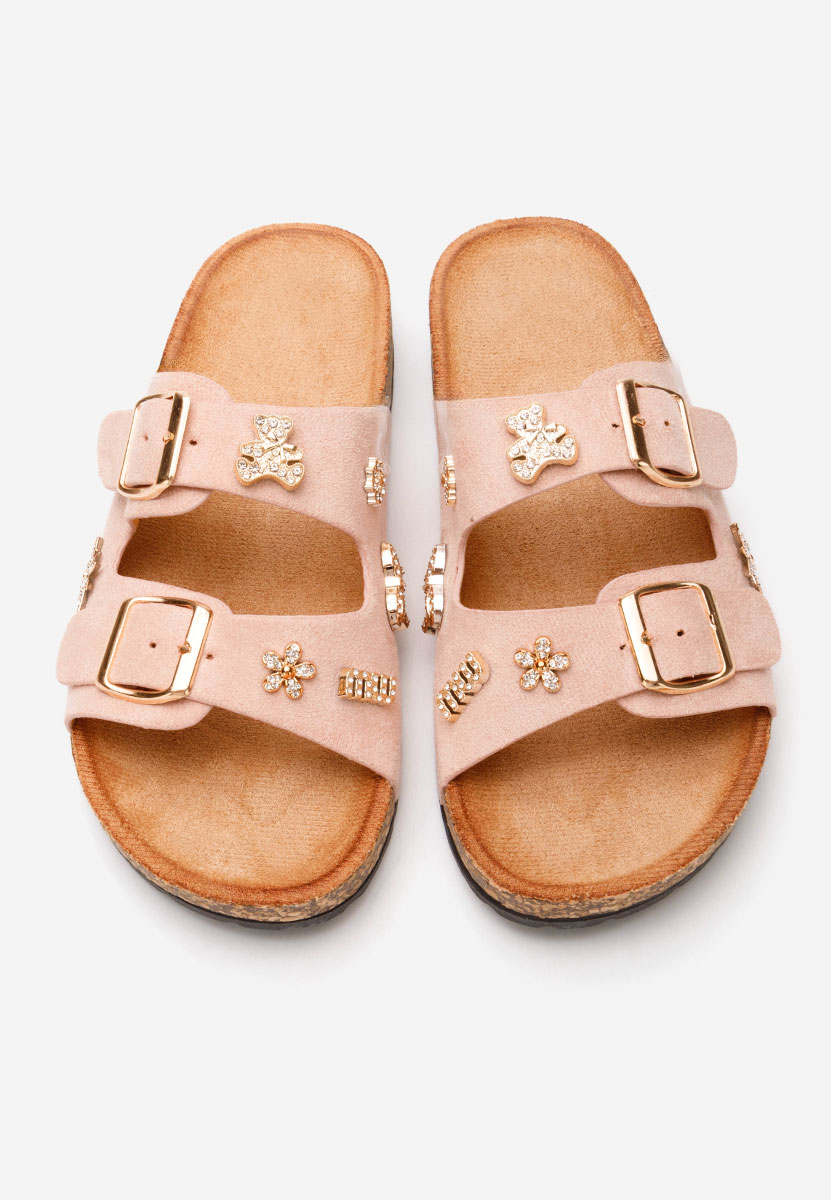 Дамски чехли Moonie розов