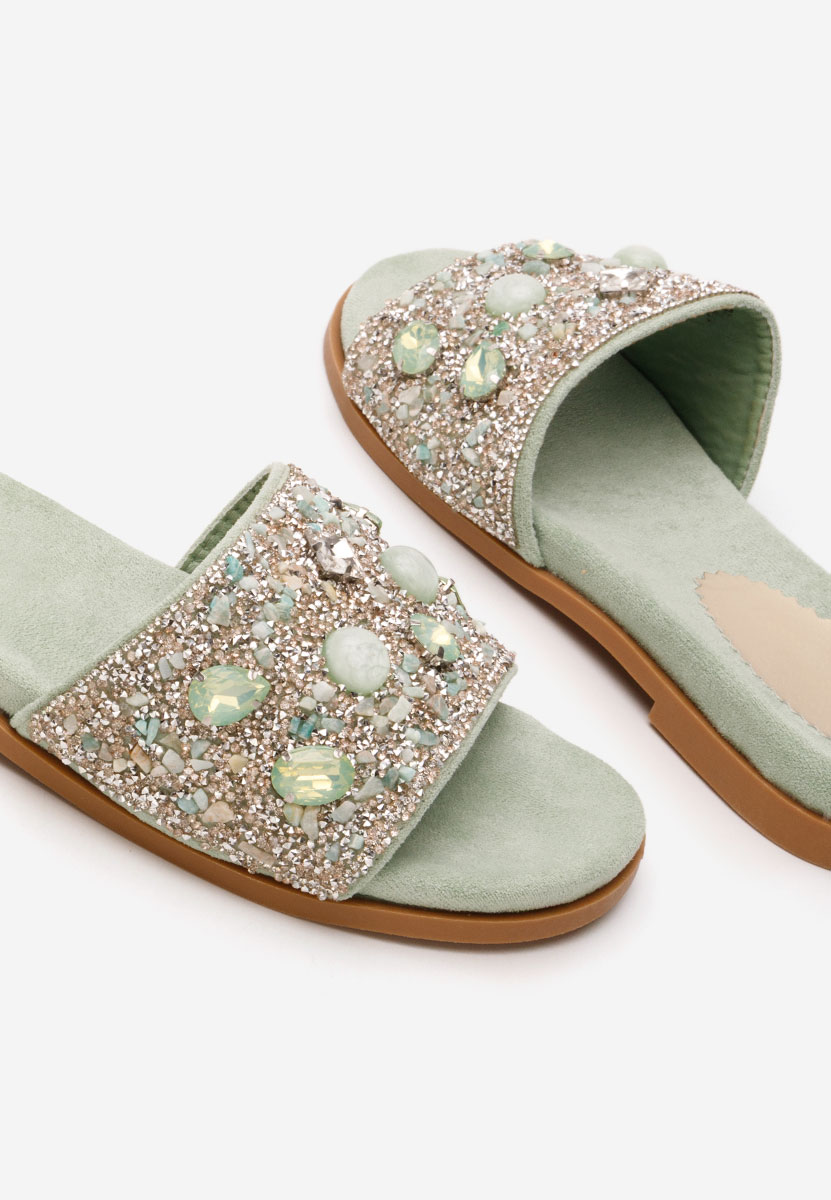 Дамски чехли Moana V2 зелен