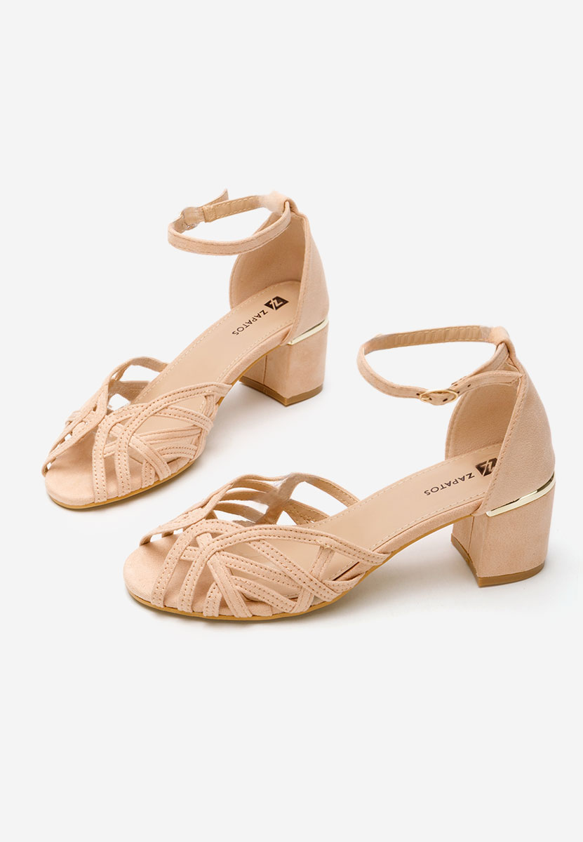 Сандали на ток Luigina V2 розов