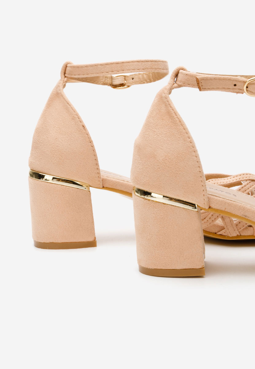 Сандали на ток Luigina V2 розов