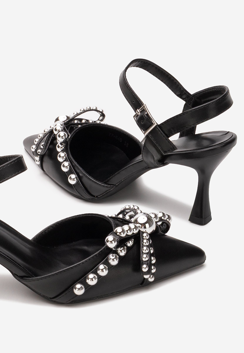 Обувки на ток Ladera черни