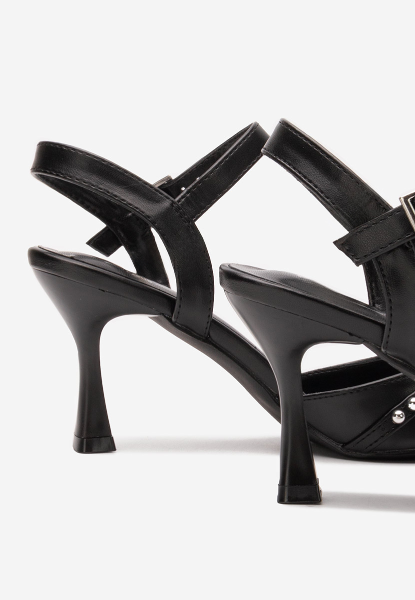 Обувки на ток Ladera черни