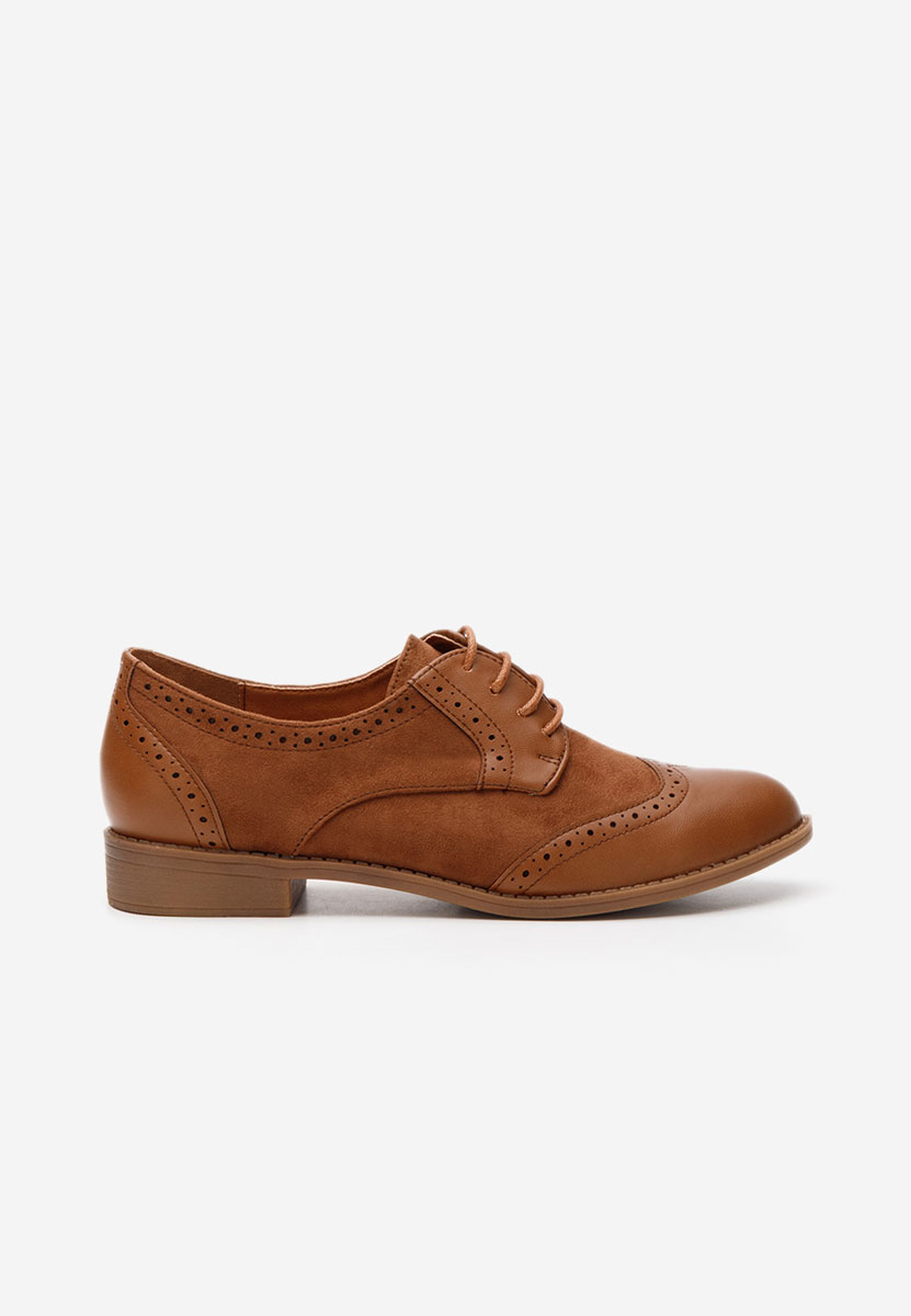 Дамски обувки brogue Aleena камел