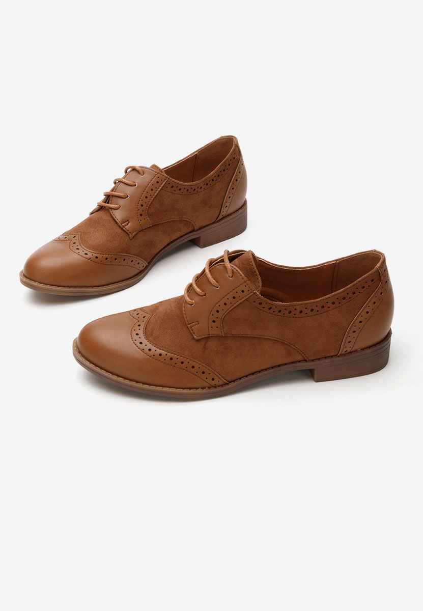 Дамски обувки brogue Aleena камел