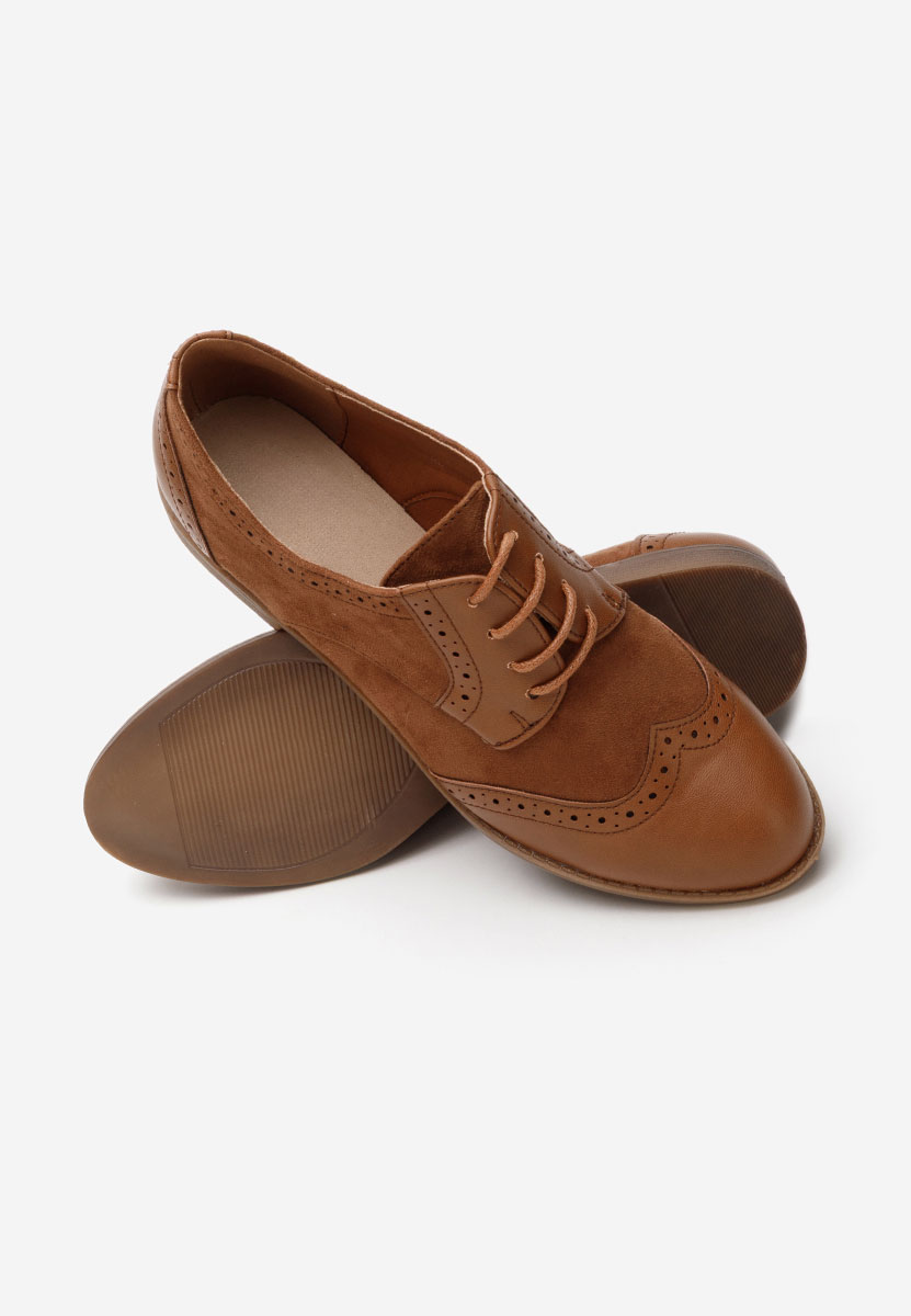 Дамски обувки brogue Aleena камел