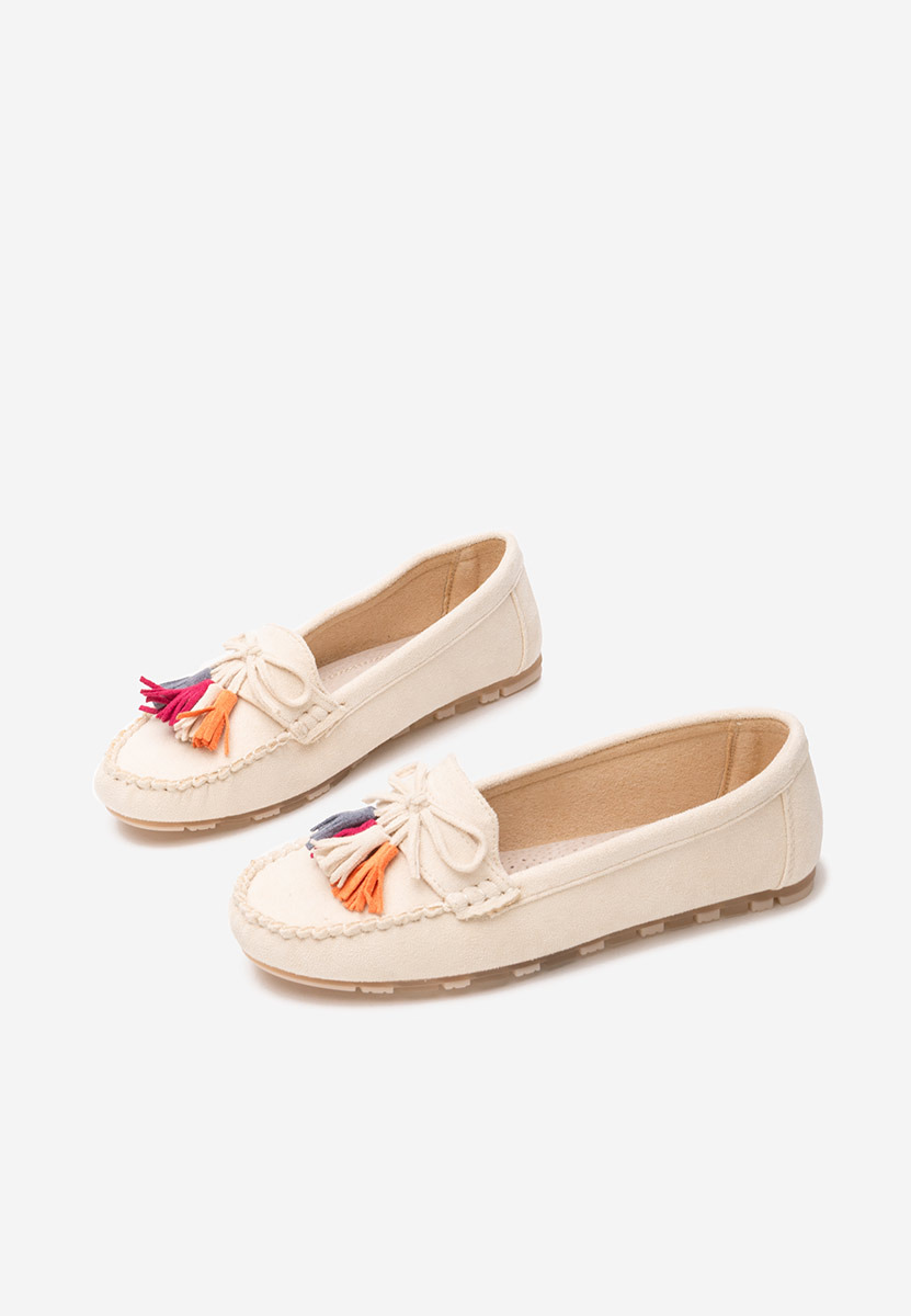 Дамски мокасини Prestia V2 бежов