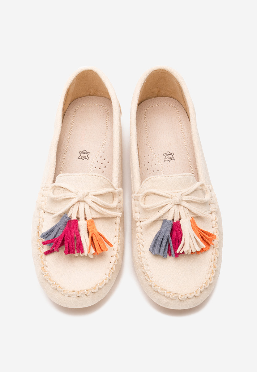 Дамски мокасини Prestia V2 бежов