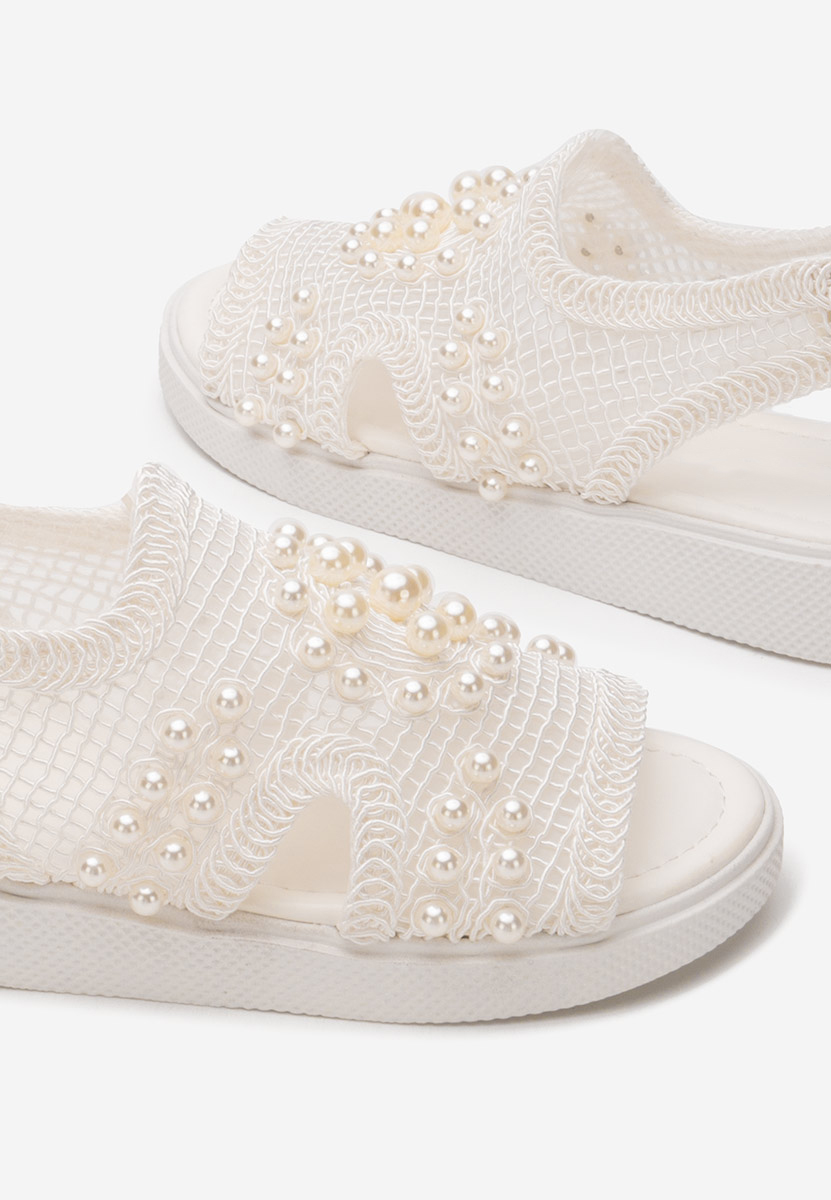 дамски сандали Marisea бели