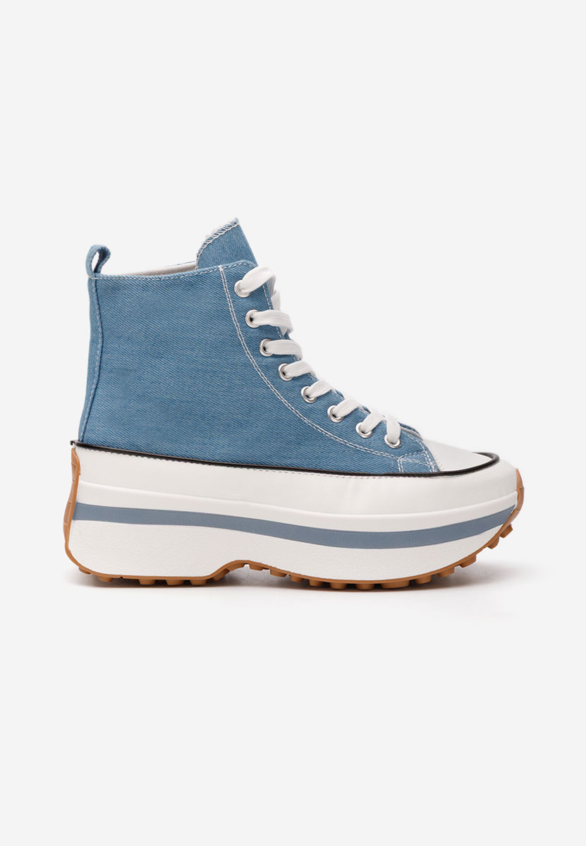 Кецове на платформа Francene деним Кецове на платформа Francene деним