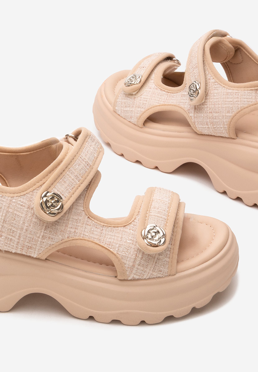 Сандали на платформа Waneta каки