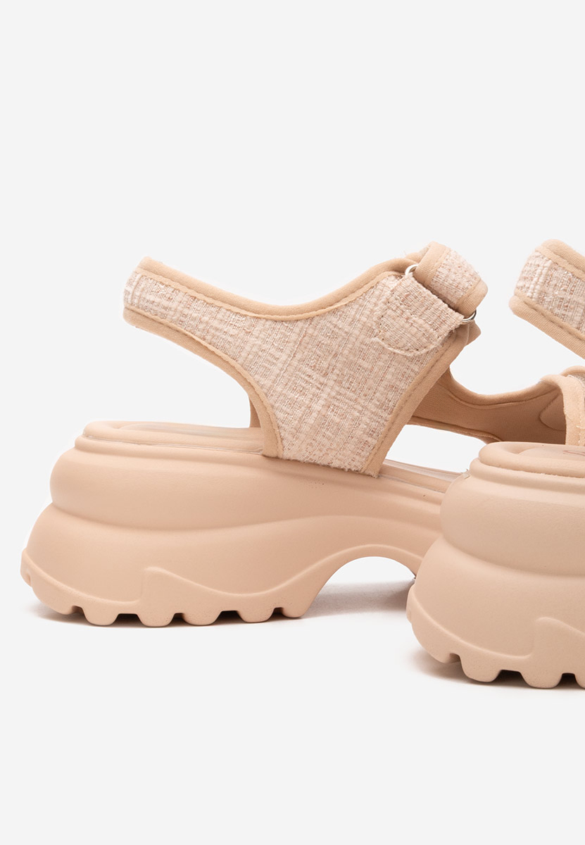 Сандали на платформа Waneta каки